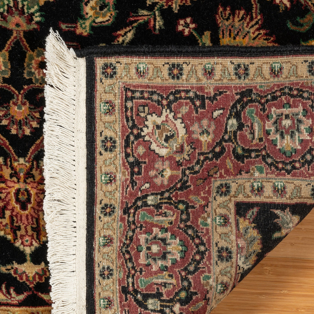 Montacute Hand Knotted Rug Collection, St. Moritz Black