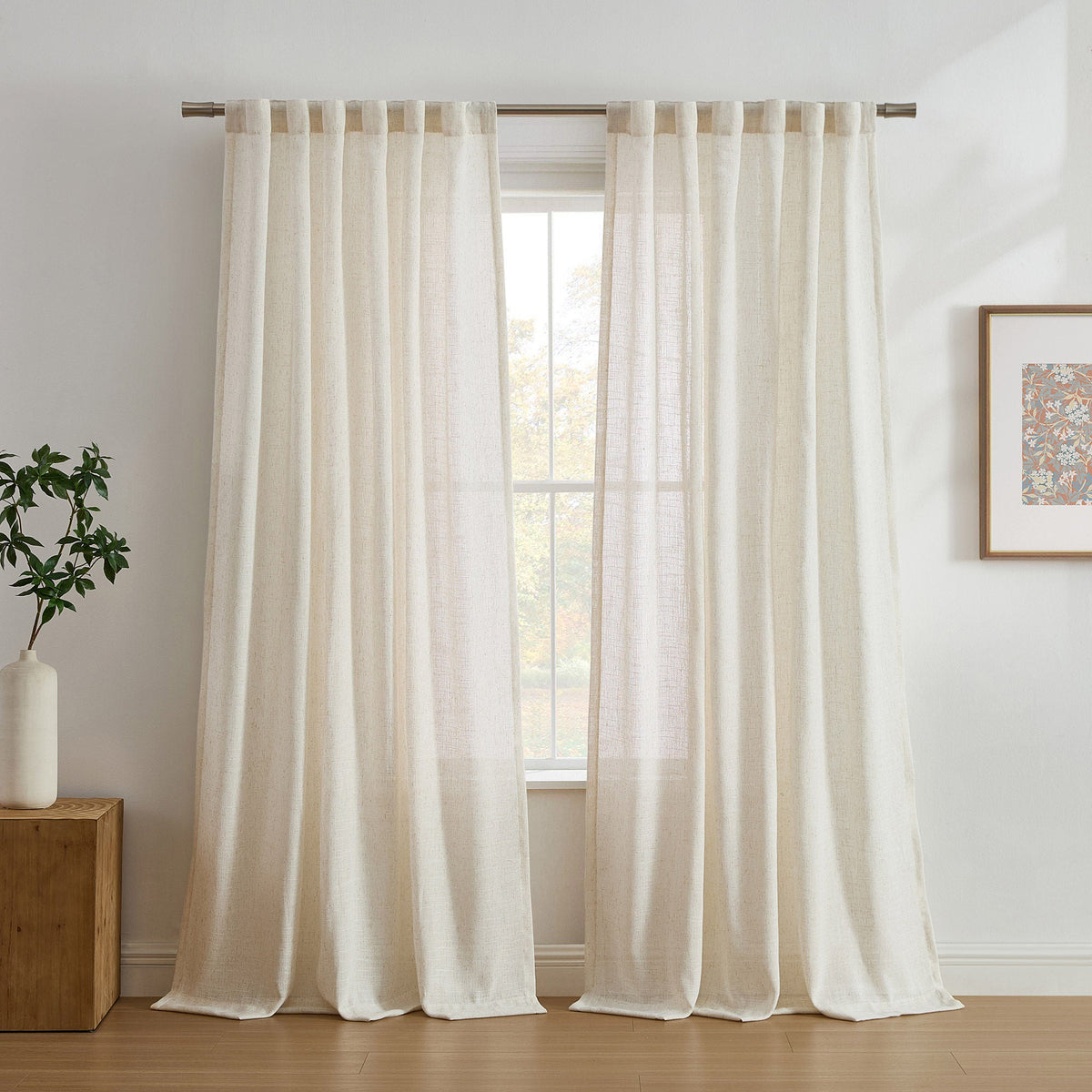 Light Filtering Curtains, 2-piece