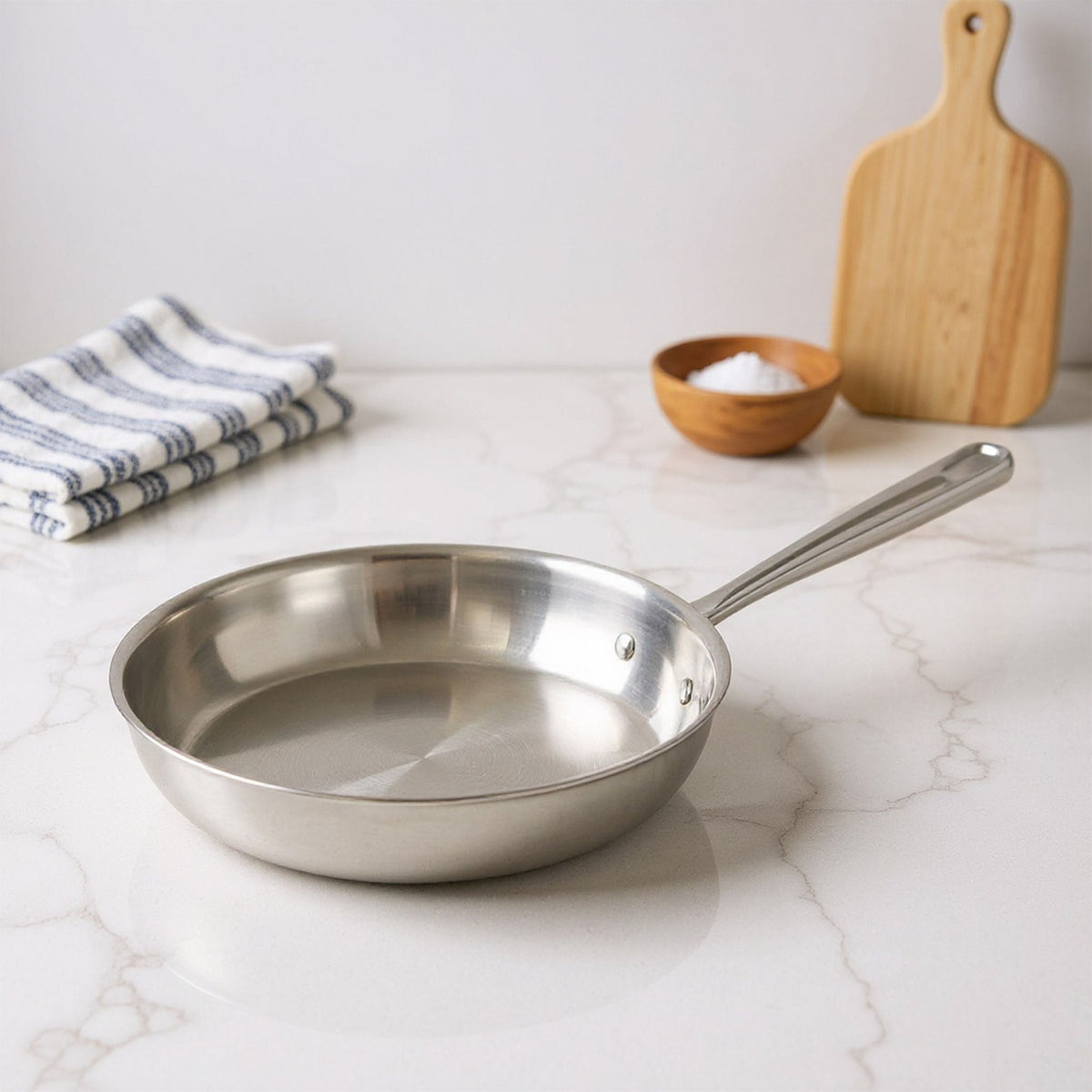 T-fal Pro Tri-Ply Stainless Steel 3-piece Frypan Set