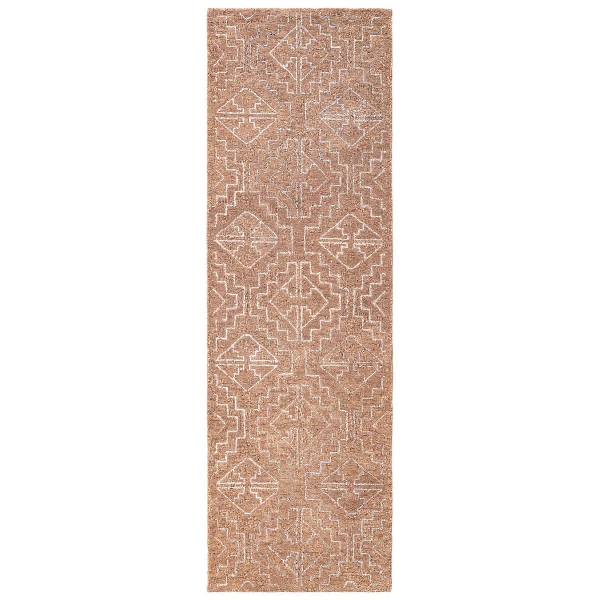 Obeetee Nomad Wool Area Rug Collection, Garima Rust