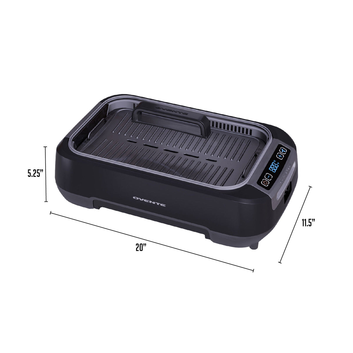 Ovente Smokeless Griddle & Grill System