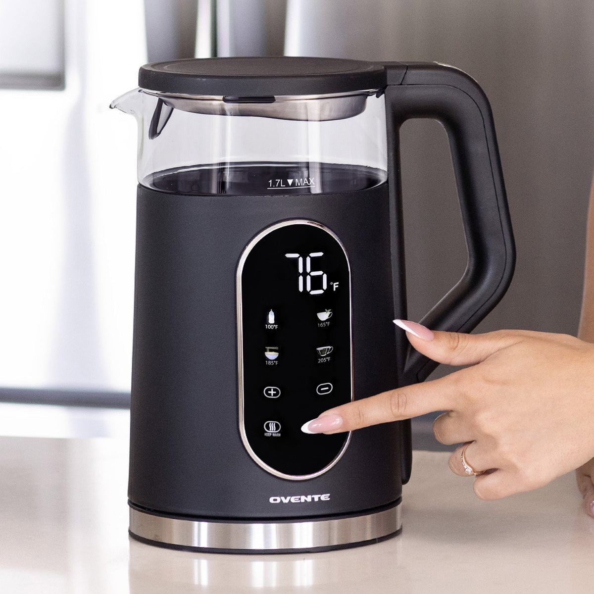 Ovente 1.7 Liter Electric Hot Water Kettle