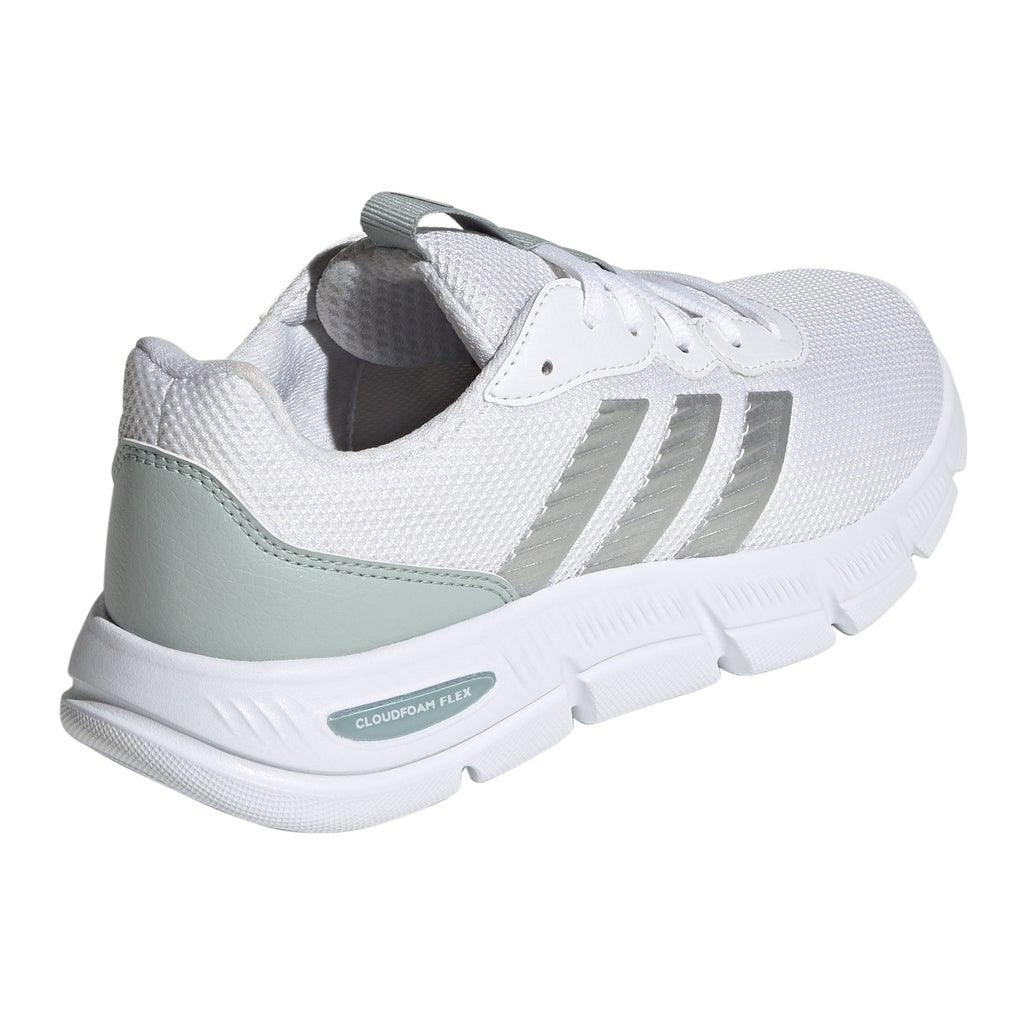 [color:white] adidas Women's Cloudfoam Flex Sneaker - White - image 10