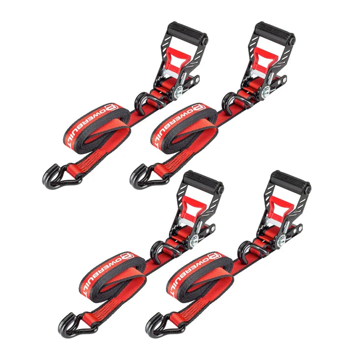 Powerbuilt Ratchet Tie Down Set – 1.5 in. x 16 ft. 4-piece - image 1