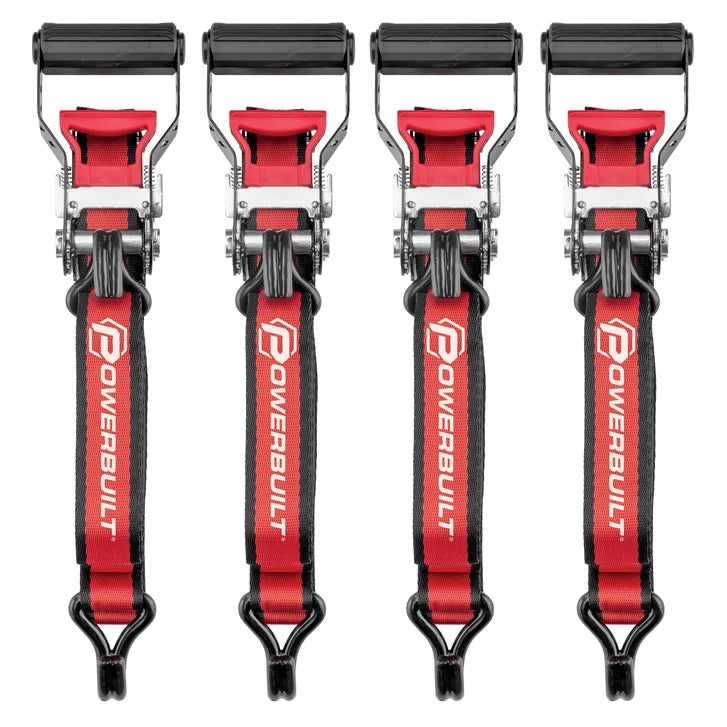 Powerbuilt Ratchet Tie Down Set – 1.5 in. x 16 ft. 4-piece - image 2