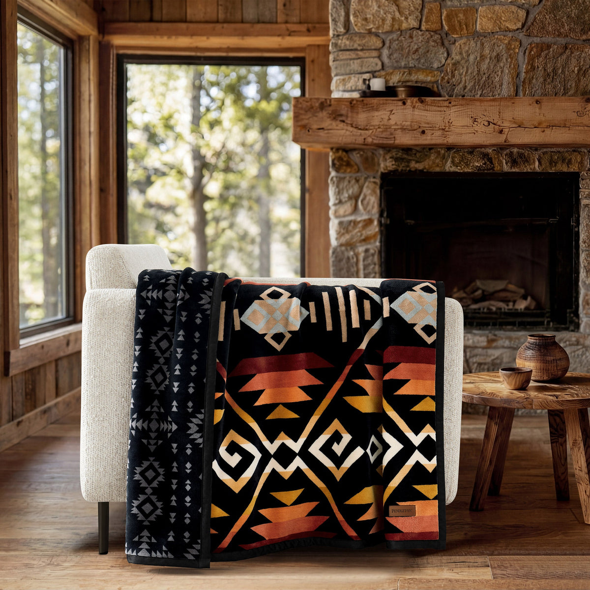 Pendleton Reversible Plush Throw