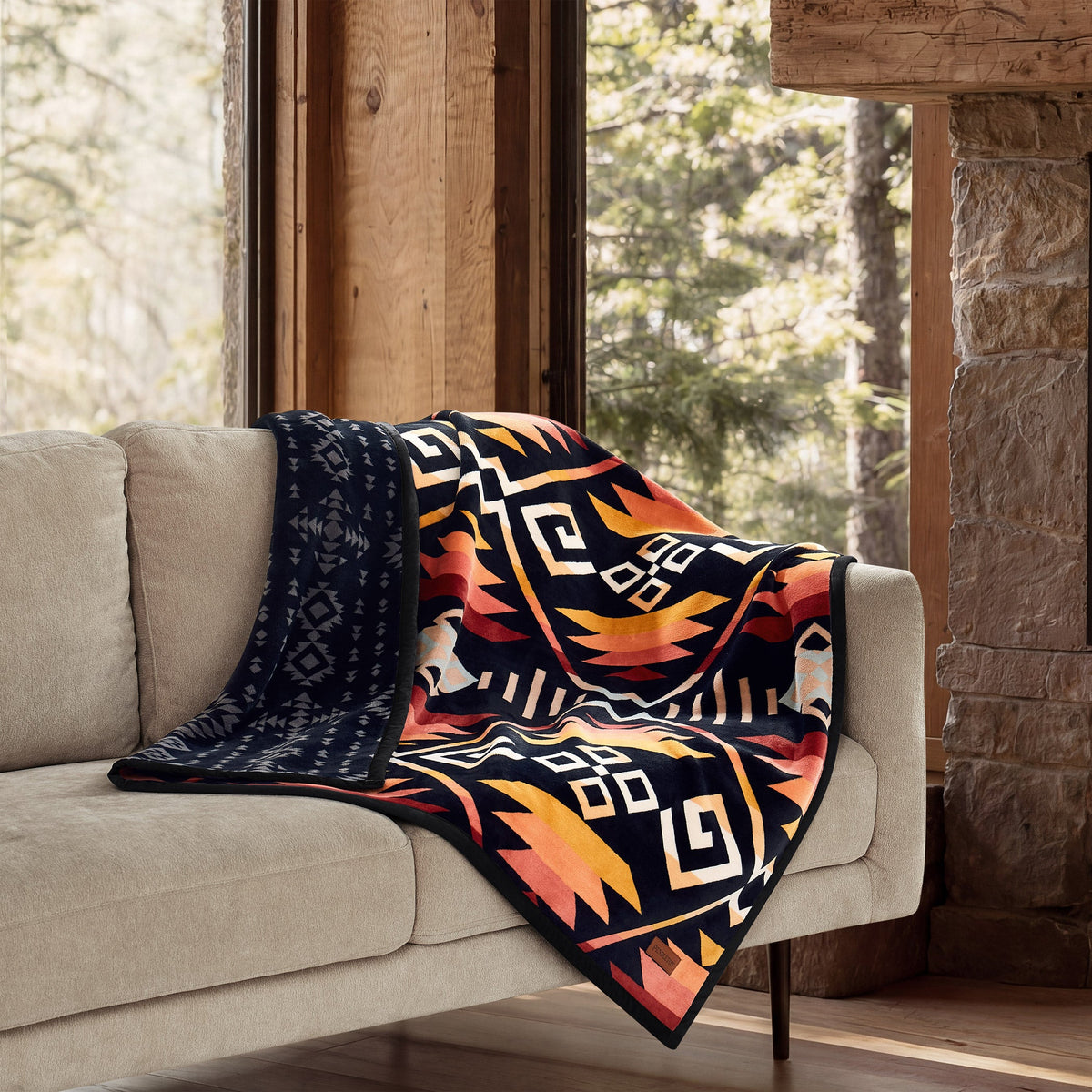 Pendleton Reversible Plush Throw