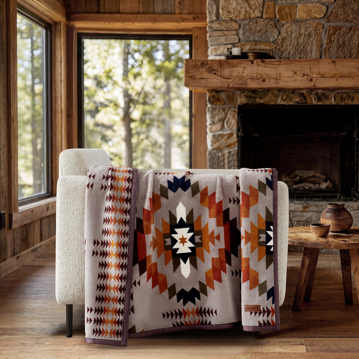 Pendleton Reversible Plush Throw
