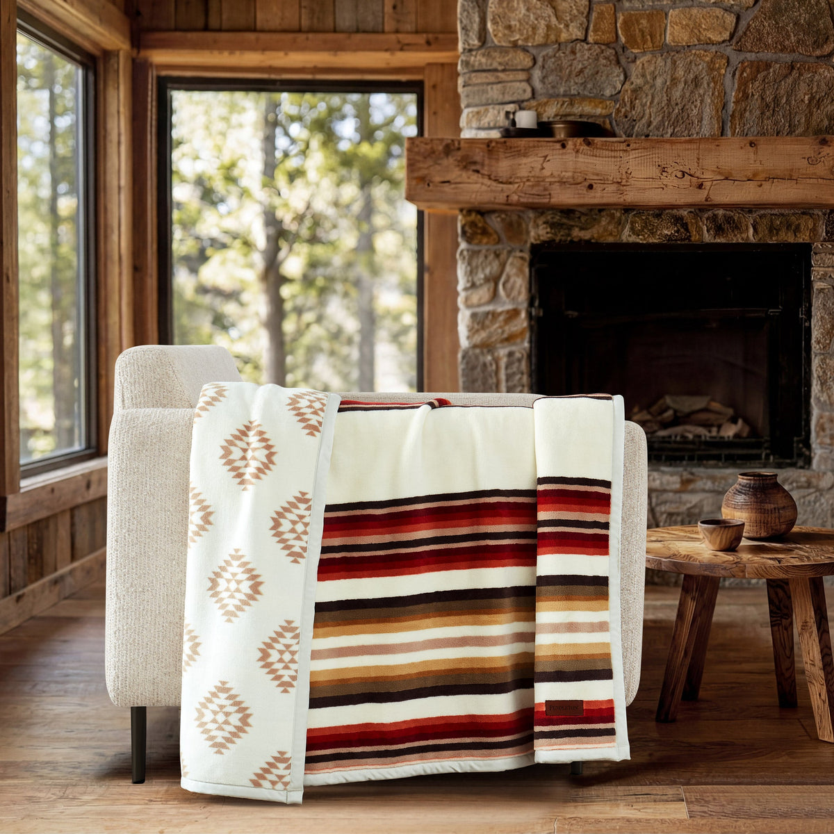 Pendleton Reversible Plush Throw