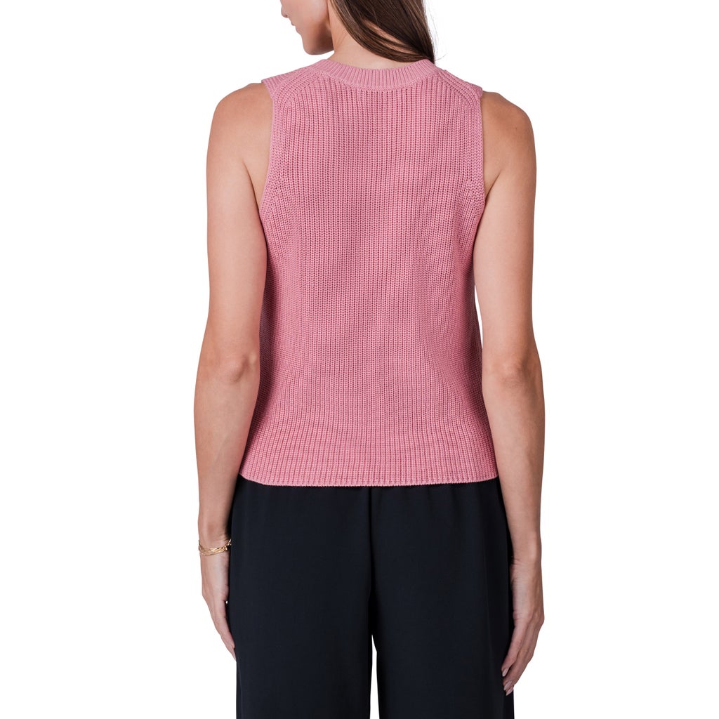 [color:pink] Kersh Women's Sweater Vest - Pink - image 6