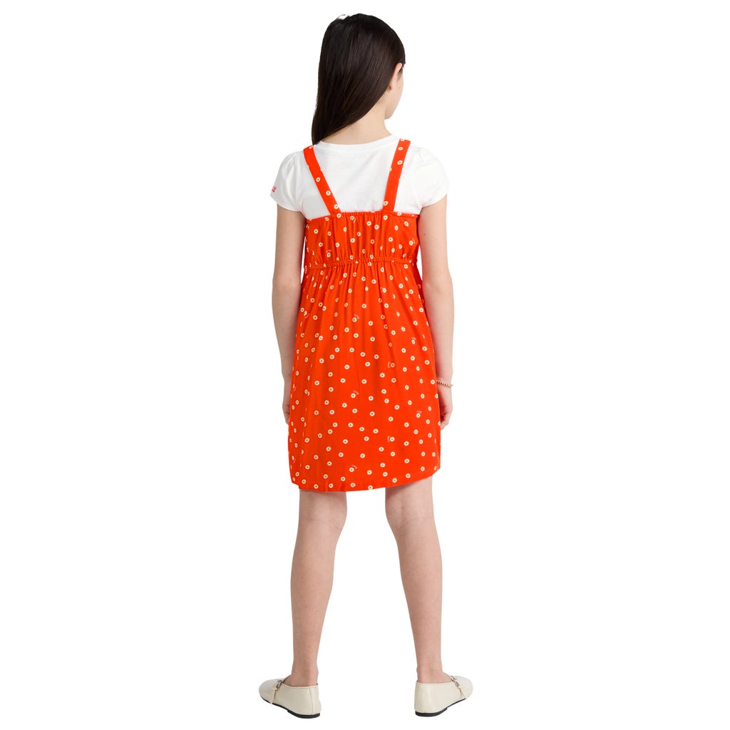 [color:red] Levi's Youth 2-piece Dress Set - Red - image 2