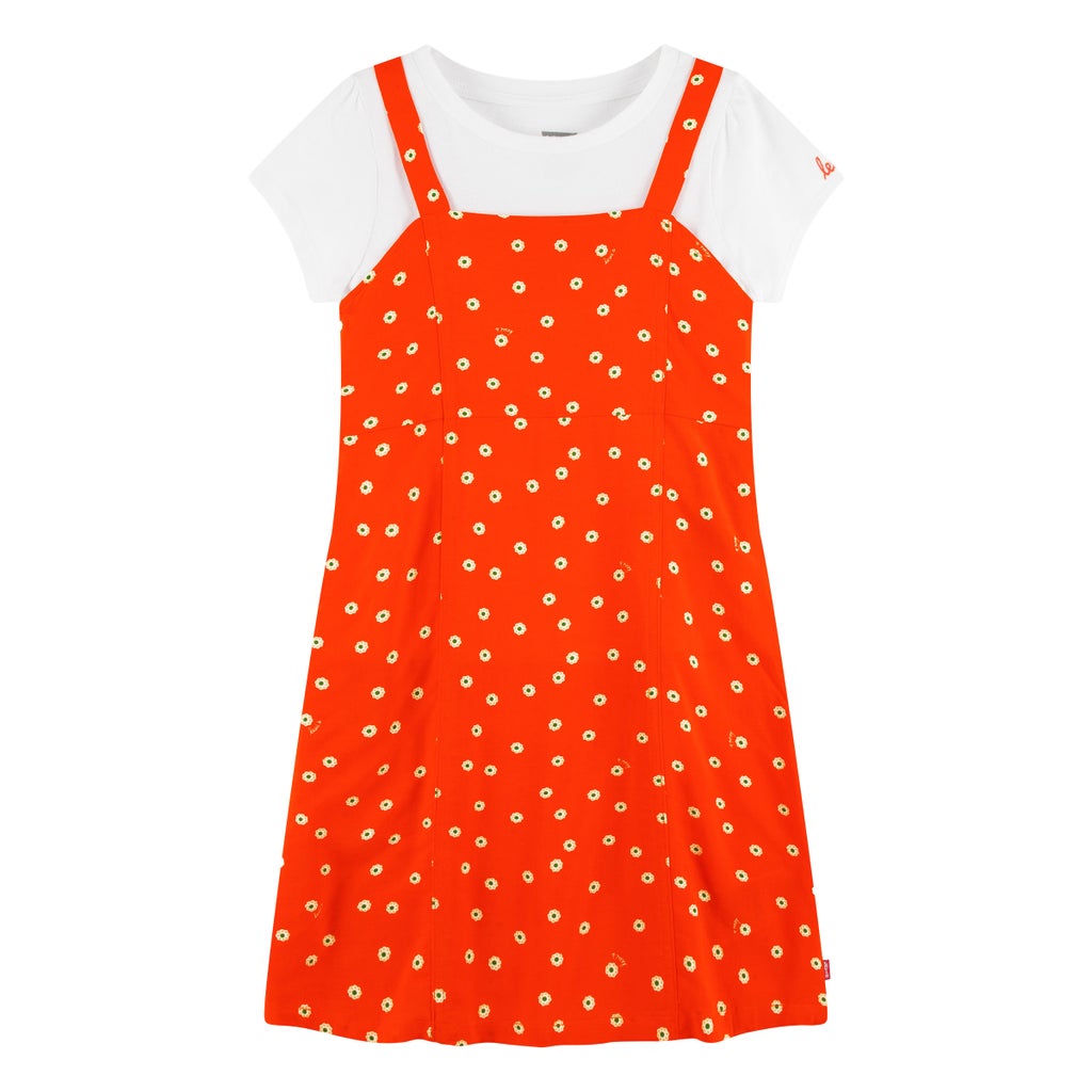 [color:red] Levi's Youth 2-piece Dress Set - Red - image 3