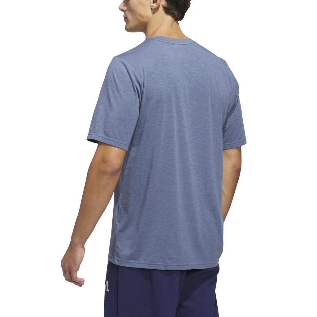 [color:blue] adidas Men's Tee - Blue - image 2