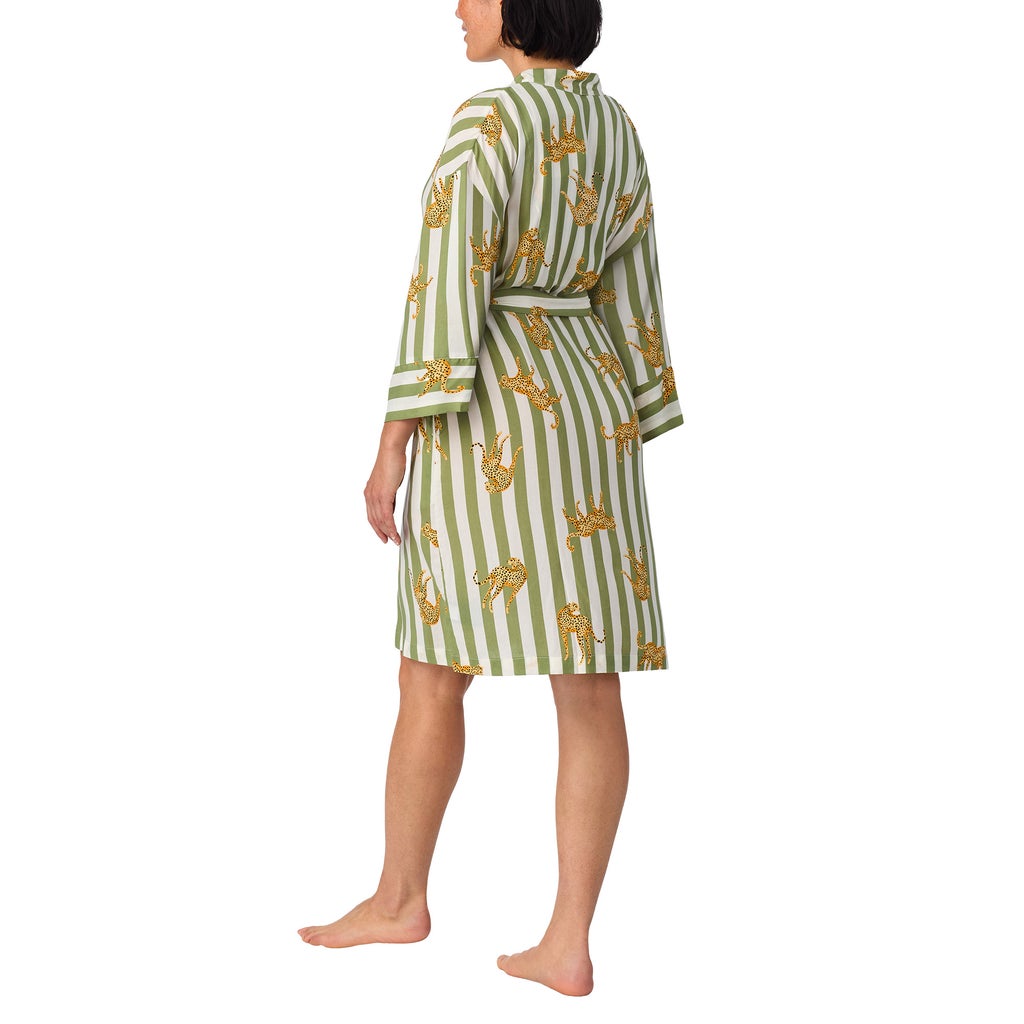 [color:white] Room Service Women's Woven Robe - White - image 10