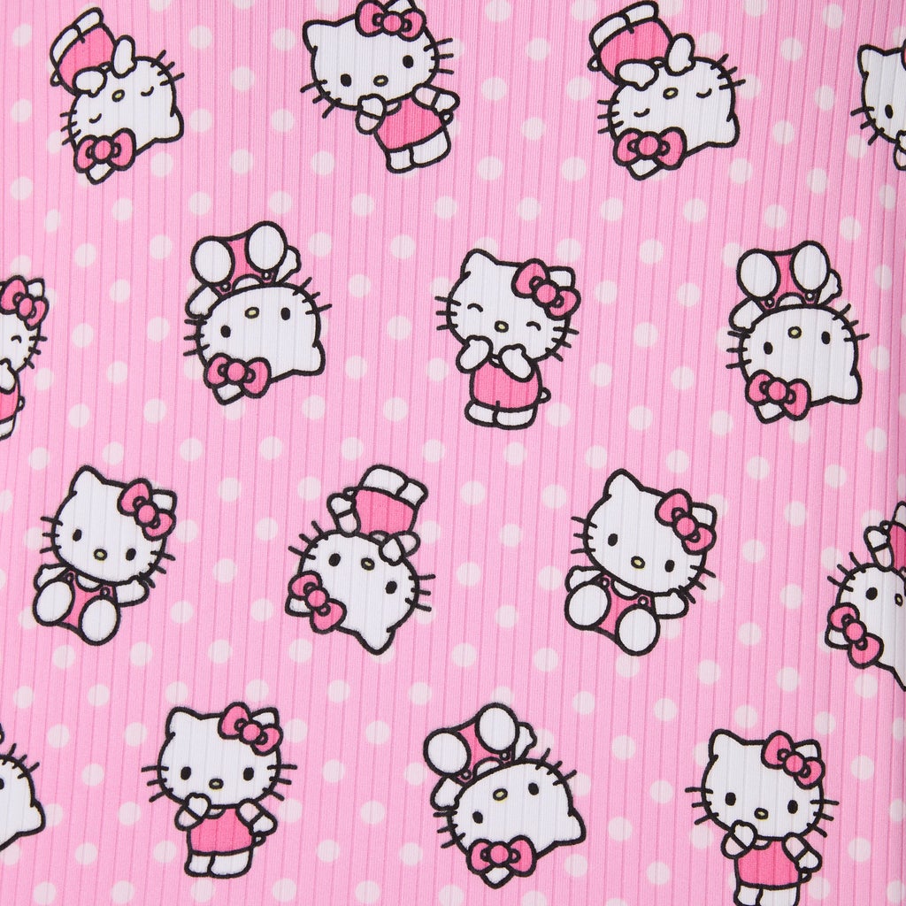 [color:pink (hello kitty)] Character Women's 2-Piece Pajama Set - Pink (Hello Kitty) - image 9