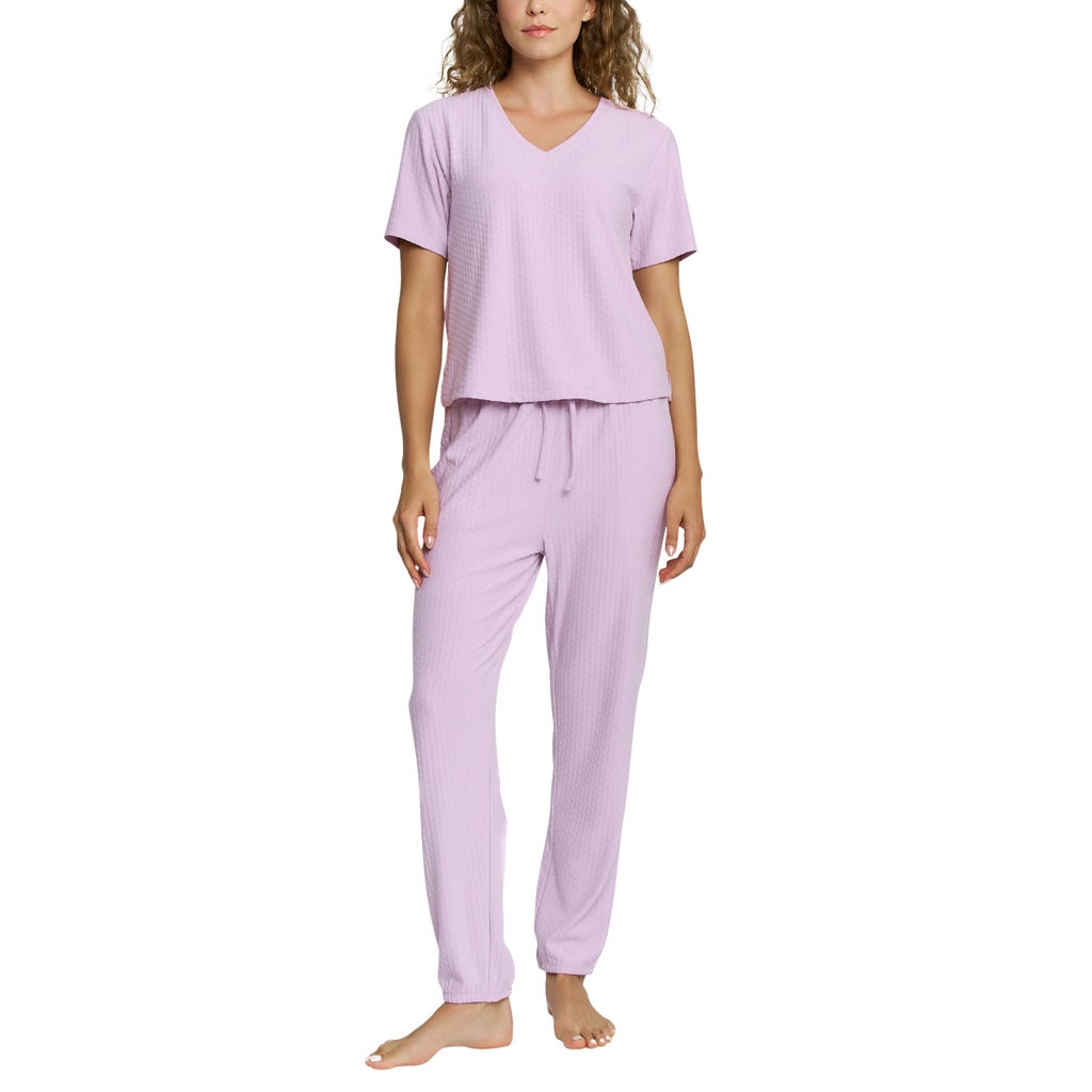 [color:purple] Honeydew Women's 3-Piece Lounge Set - Purple - image 2