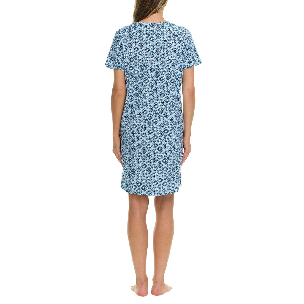 [color:blue] Vera Bradley Women's Cotton Sleep Shirt, 2-pack - Blue - image 19