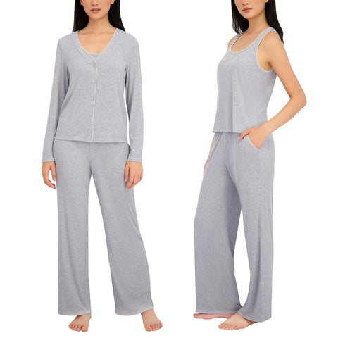 Live2Lounge Women’s 3-piece Picot Lounge Set