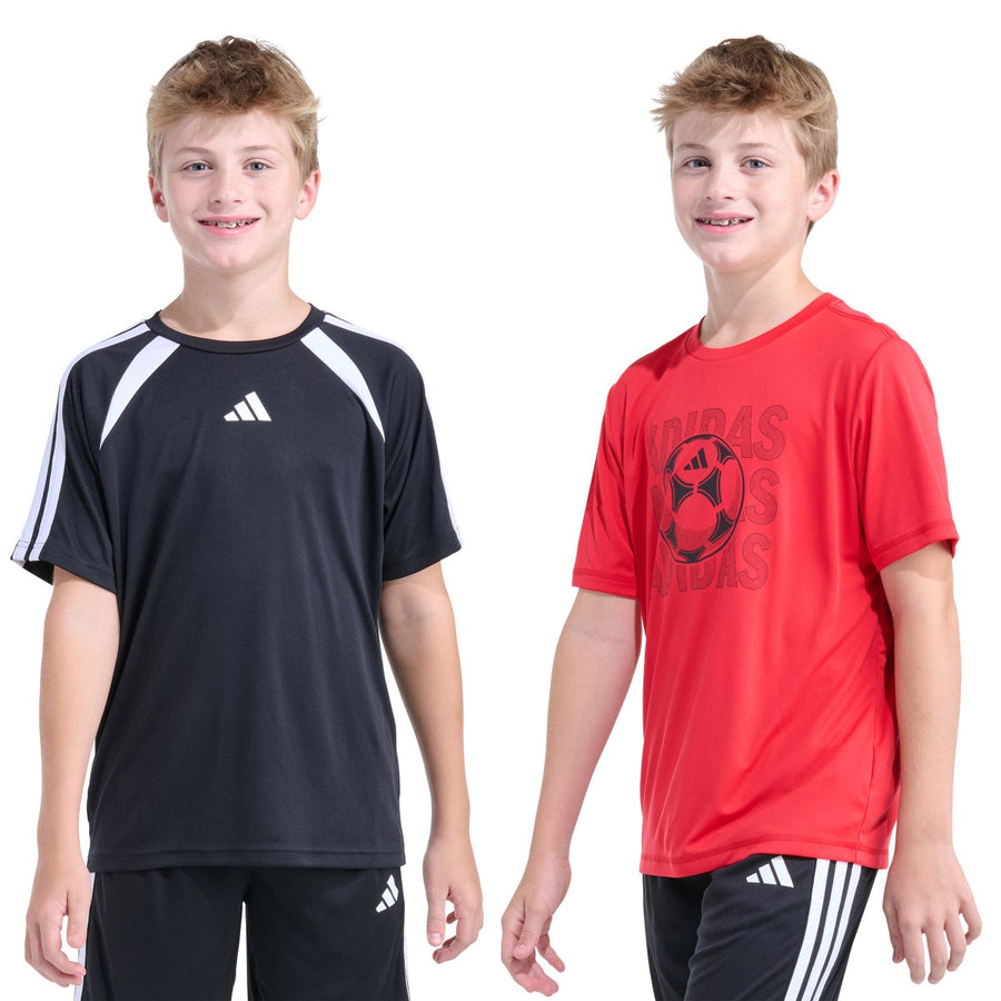 adidas Youth Tee, 2-pack