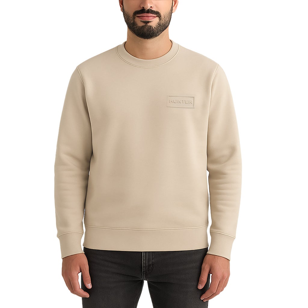 [color:tan] Hunter Men's Crewneck Sweatshirt - Tan - image 1