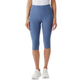 [color:blue] 32 Degrees Women's Ribbed Crop Legging - Blue - image 1