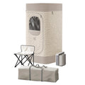 [color:cream] Homedics Premium Steam Sauna - Cream - image 1