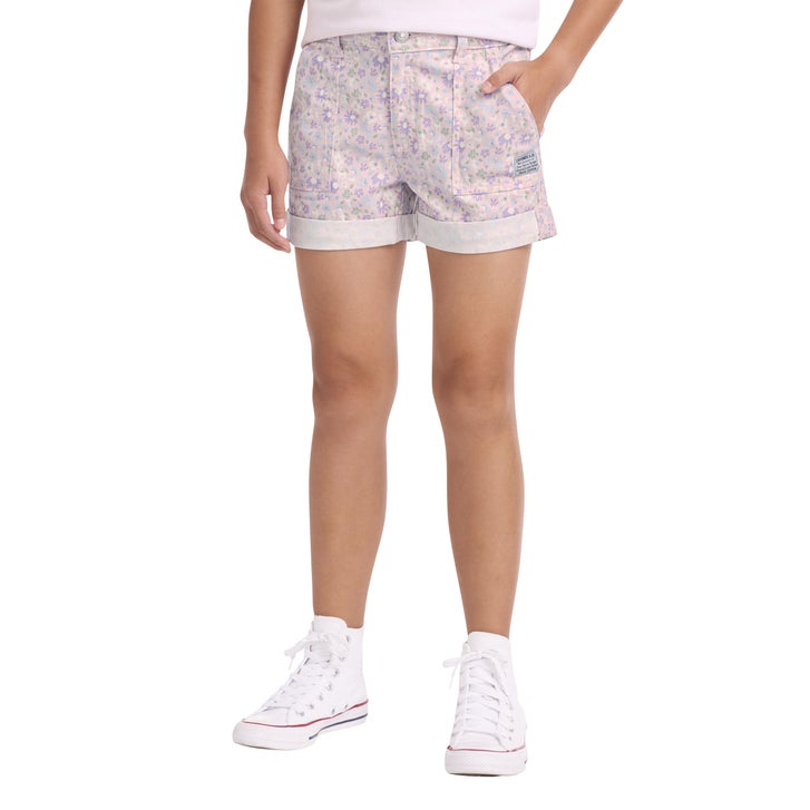 [color:pink] Levi's Youth Floral Short - Pink - image 9