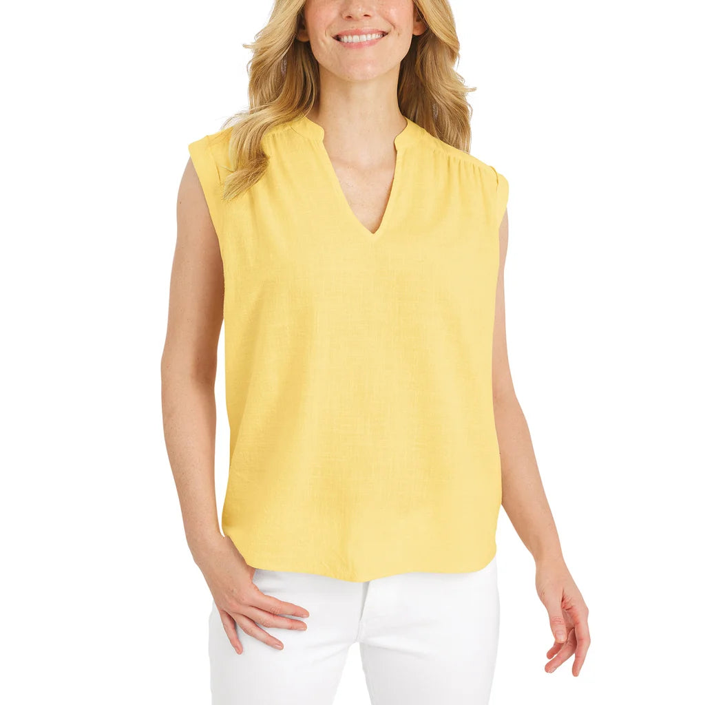 Lands' End Women's Cotton Blend Sleeveless Top - image 4
