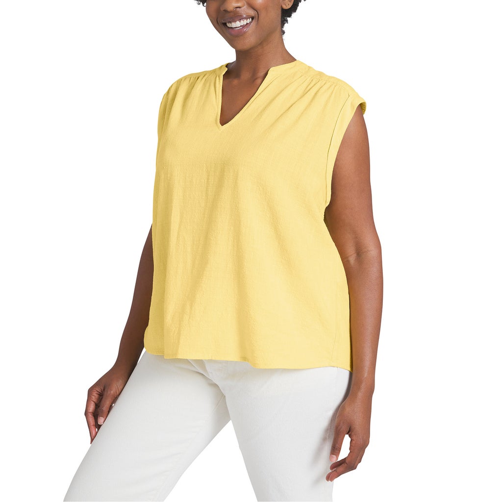 Lands' End Women's Cotton Blend Sleeveless Top - image 8