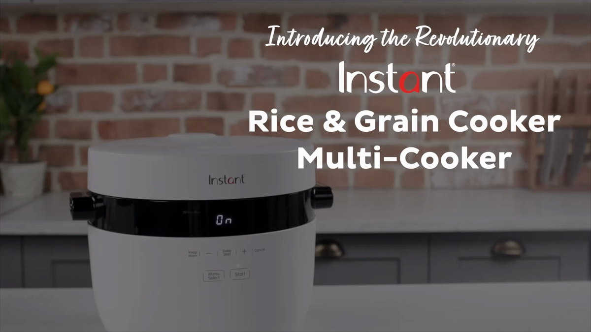 Instant Pot 12 Cup Rice and Grain Cooker with Carb Reducing Technology