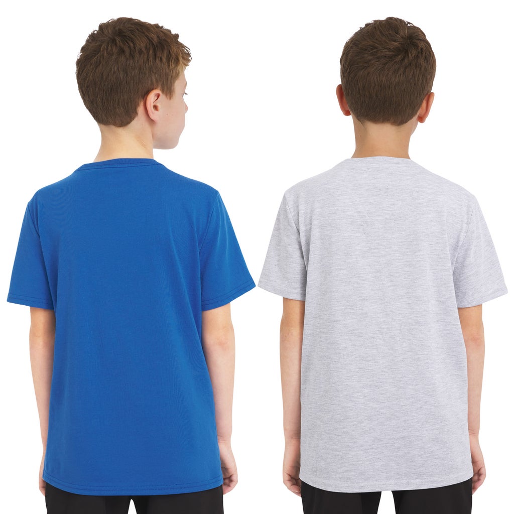 [color:blue] Champion Youth 2-pack Graphic Tee - Blue - image 2