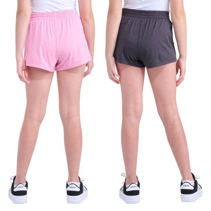 adidas Youth 2-pack Pink & Black Short - image 3