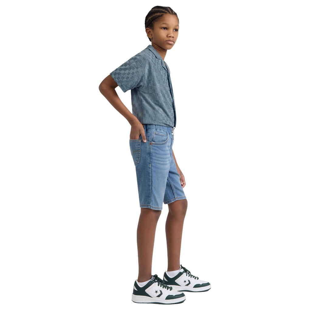 [color:light blue] Levi's Youth 2-piece Short Set - Light Blue - image 2
