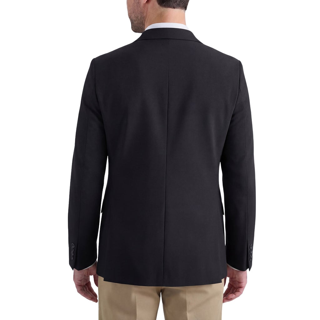 [color:black] Haggar Men's Travel Blazer - Black - image 3