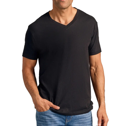 True Classic Men's Classic V-neck Tee, 4-pack