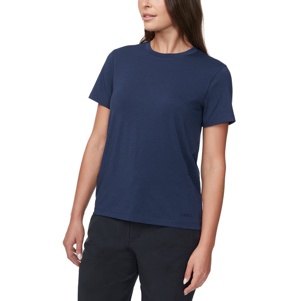 [color:navy] Merrell Women's Active Tee - Navy - image 2