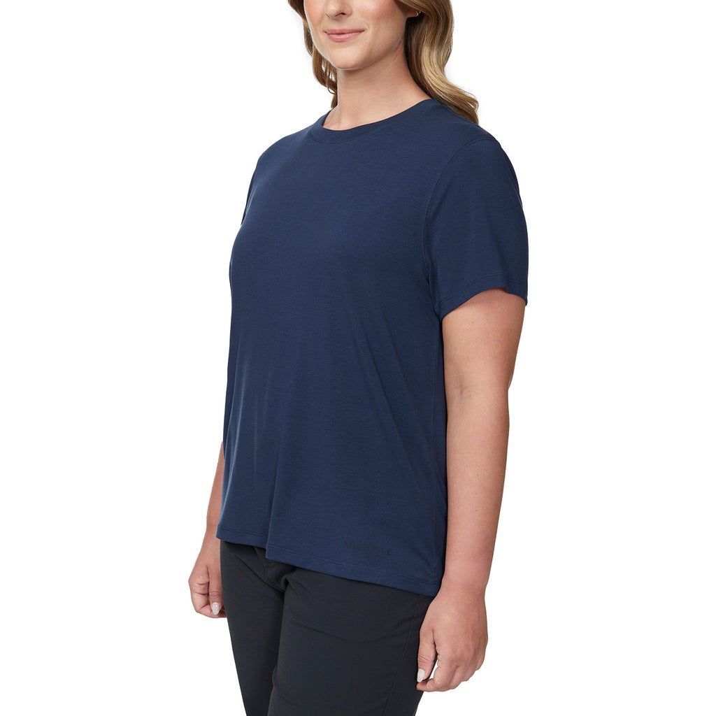[color:navy] Merrell Women's Active Tee - Navy - image 5
