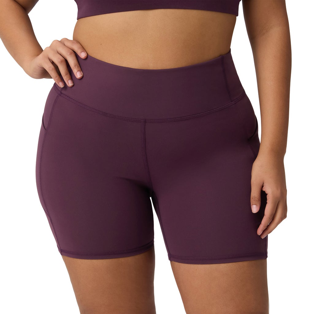 [color:red] Fabletics Women's Bike Short - Red - image 13