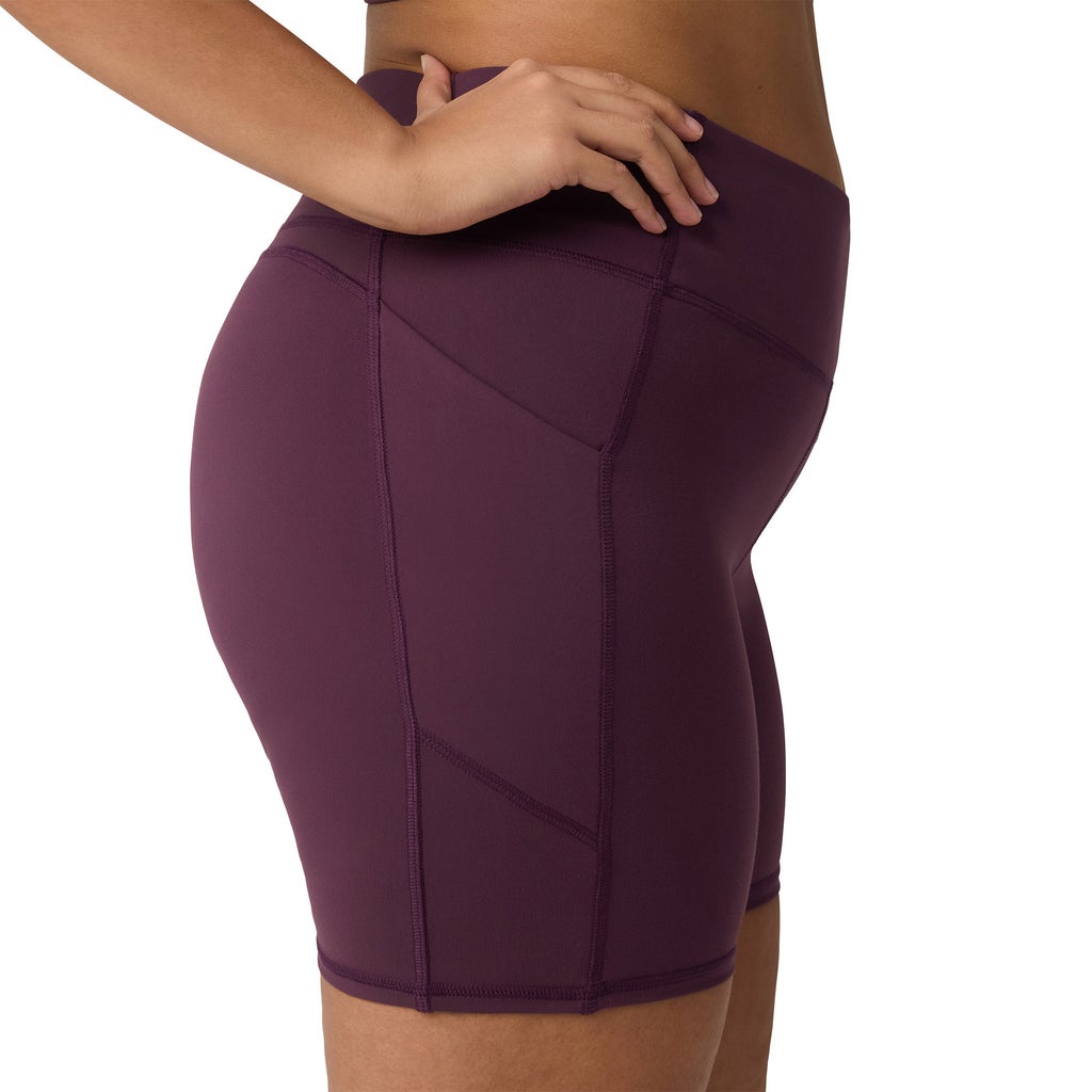 [color:red] Fabletics Women's Bike Short - Red - image 6