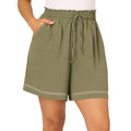 [color:green] Adrianna Papell Women's Airflow Short - Green - image 1