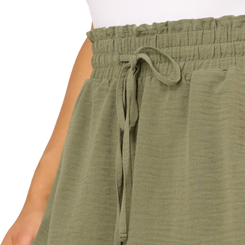 [color:green] Adrianna Papell Women's Airflow Short - Green - image 5