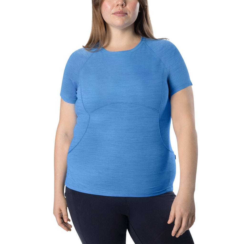 [color:blue] Spyder Women's Short Sleeve Active Tee - Blue - image 4