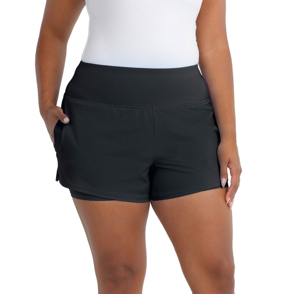 [color:black] Spyder Women's Running Short - Black - image 1