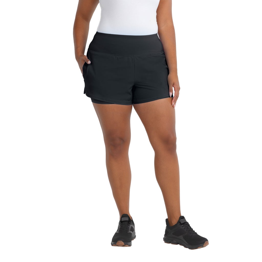 [color:black] Spyder Women's Running Short - Black - image 2