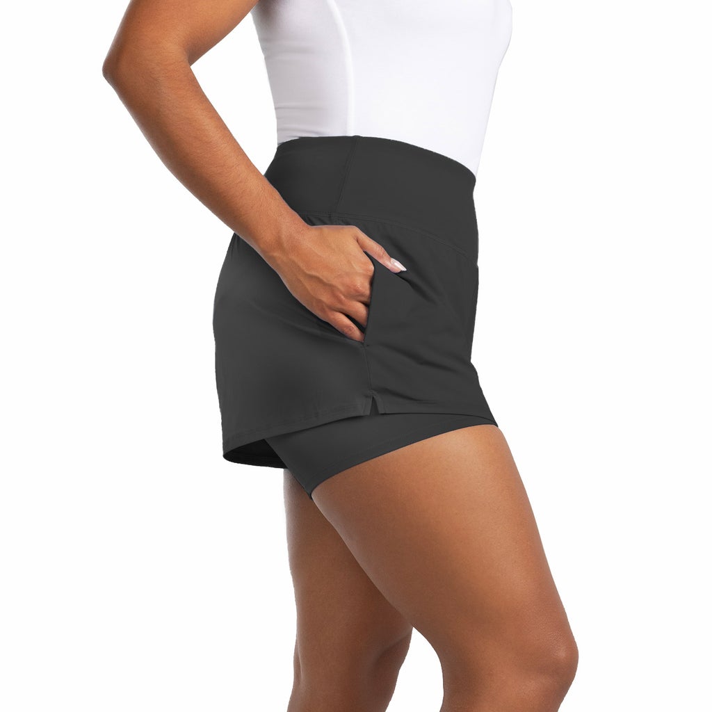 [color:black] Spyder Women's Running Short - Black - image 3