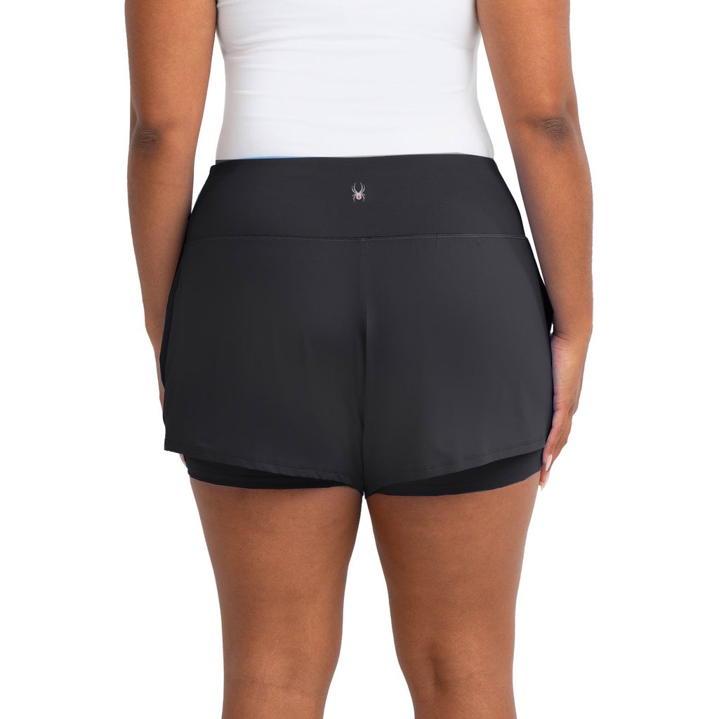 [color:black] Spyder Women's Running Short - Black - image 4