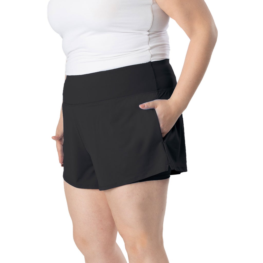 [color:black] Spyder Women's Running Short - Black - image 7