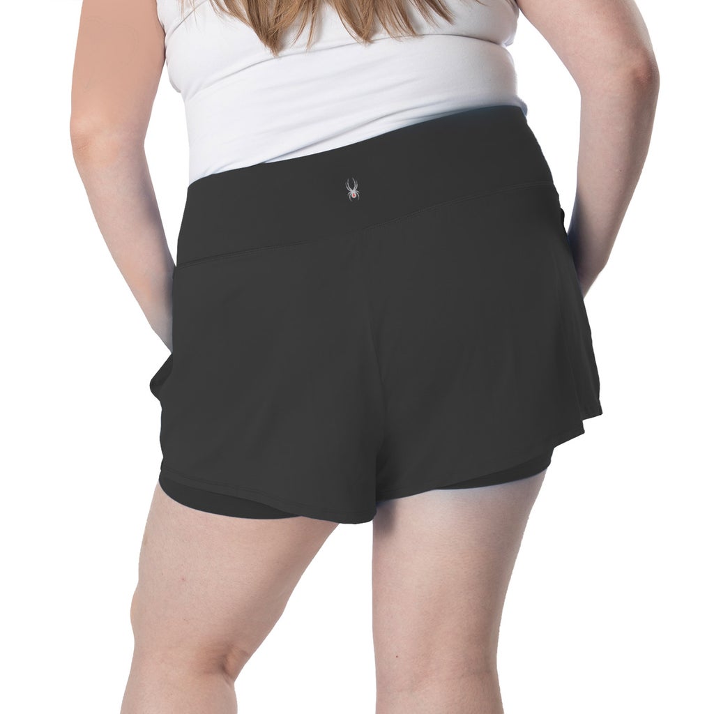 [color:black] Spyder Women's Running Short - Black - image 8