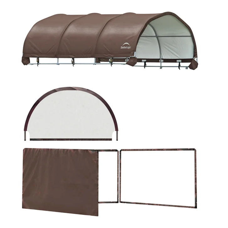 ShelterLogic Corral Equine Shelter and Enclosure Kit, 12' x 12' - image 3