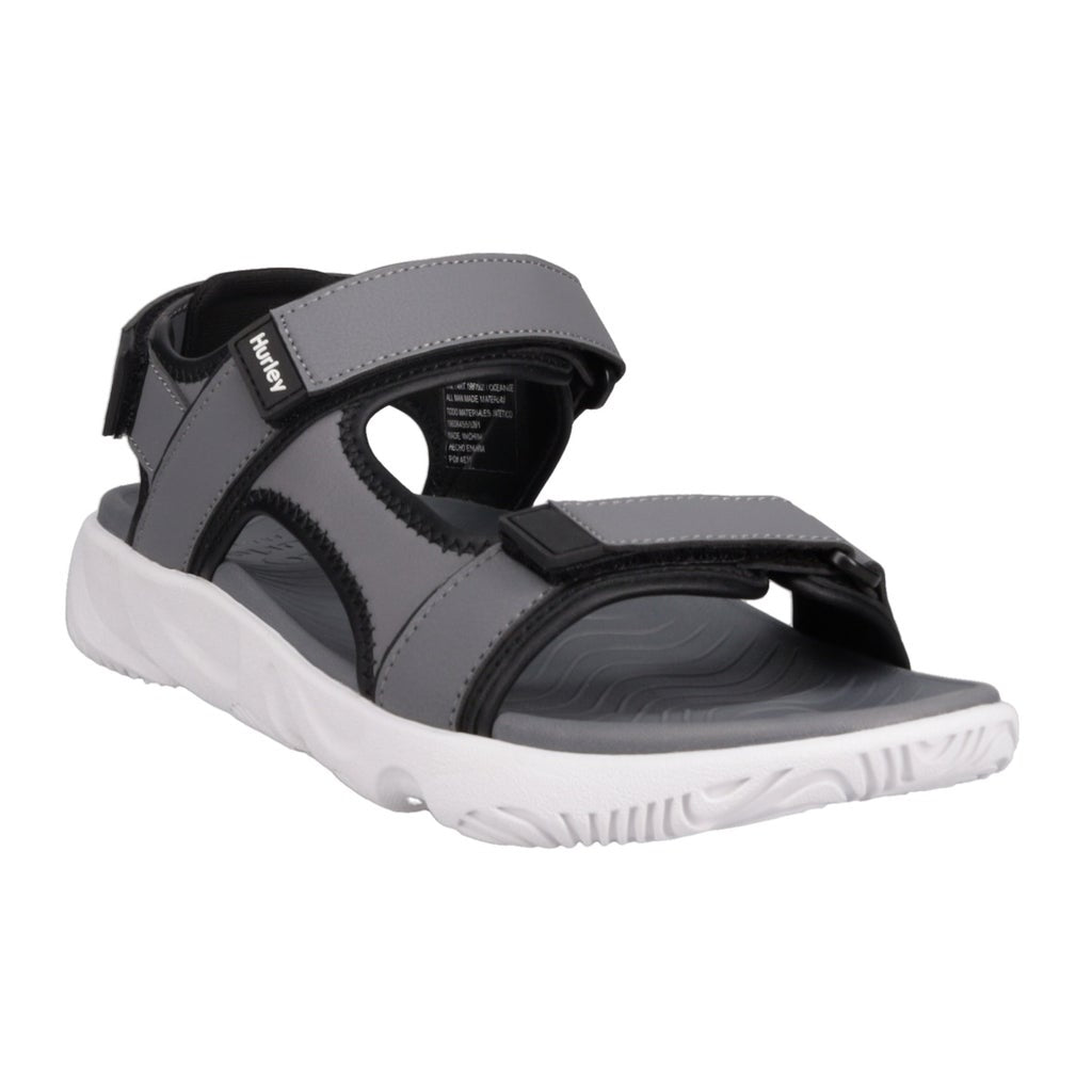 [color:gray] Hurley Men's Strap Sandal - Gray - image 1